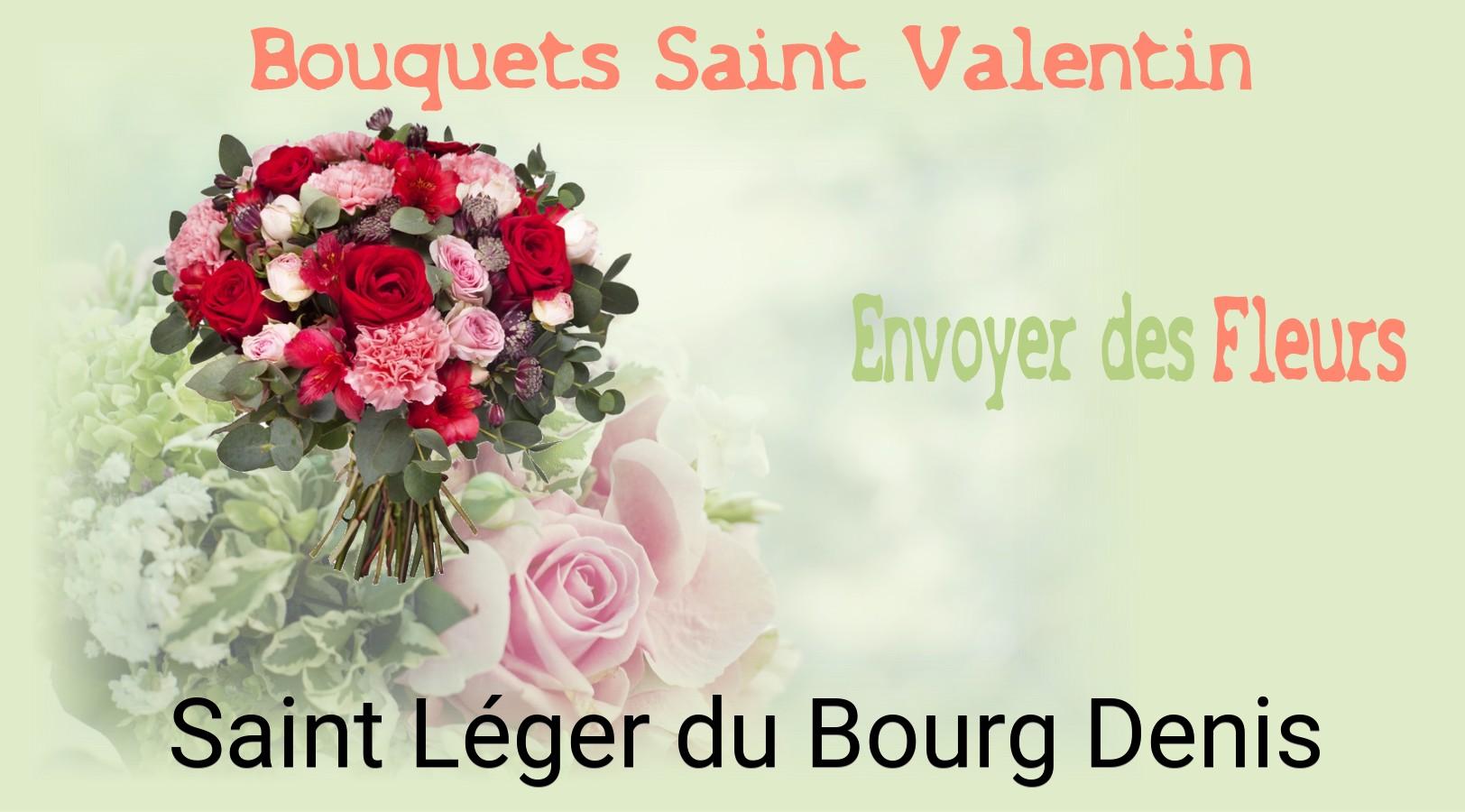 Roses de Saint-Valentin livrées à Saint-Léger-du-Bourg-Denis